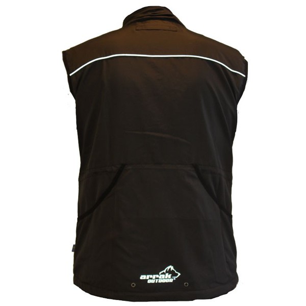 Arrak Outdoor, gilet léger "Jumper", noir – Image 2