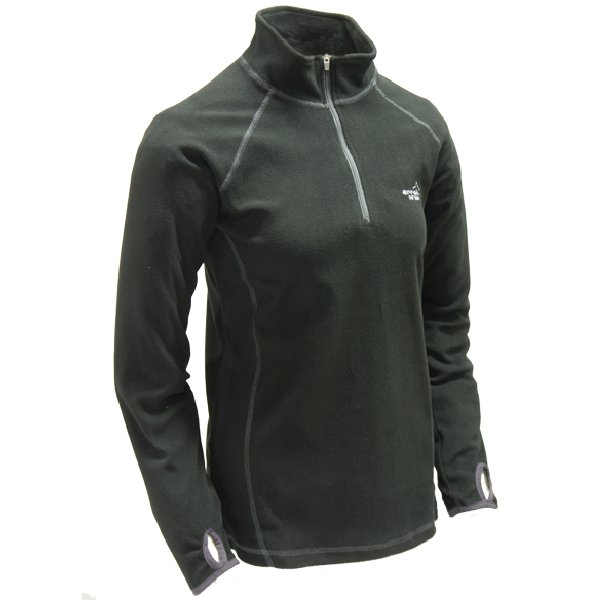 Arrak Outdoor, sweat-shirt polaire pour femmes "Peak Microfleece" noir