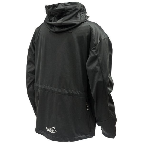 Arrak Outdoor, veste unisexe en softshell "Akka" noir – Image 2