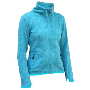 Arrak Outdoor, veste pour femmes "Everglade Fleece" bleu mêlé