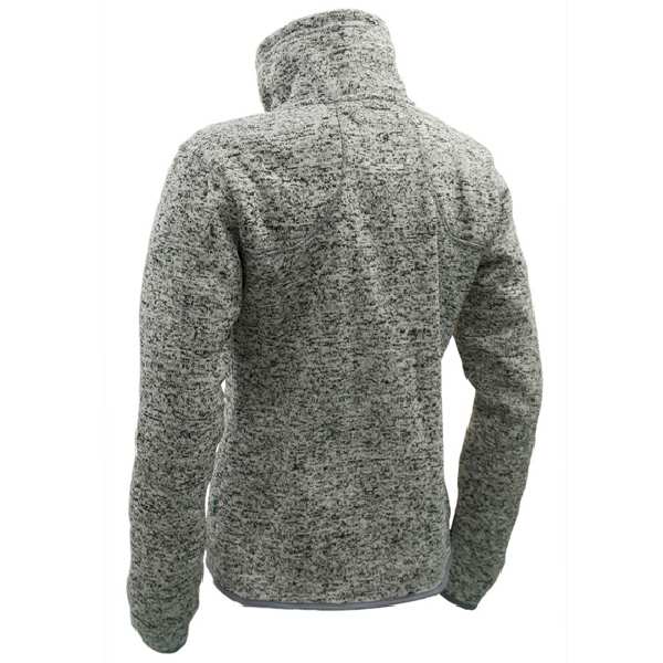 Arrak Outdoor, veste pour femmes "Everglade Fleece" gris mêlé – Image 2