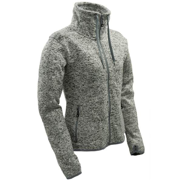 Arrak Outdoor, veste pour femmes "Everglade Fleece" gris mêlé