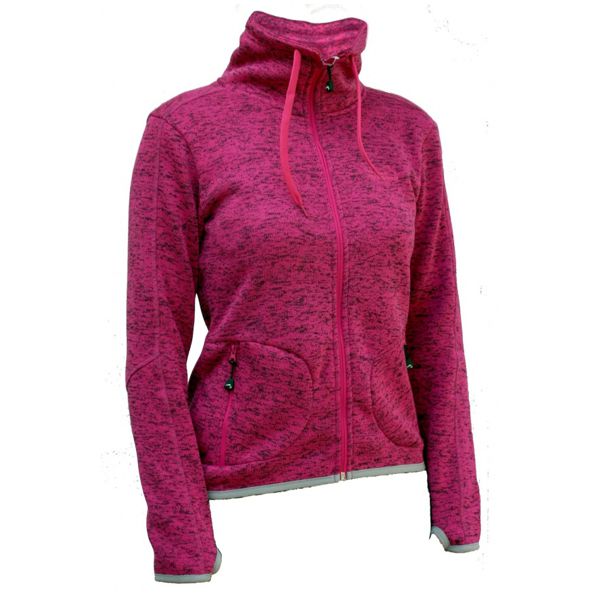 Arrak Outdoor, veste pour femmes "Everglade Fleece" pink mêlé