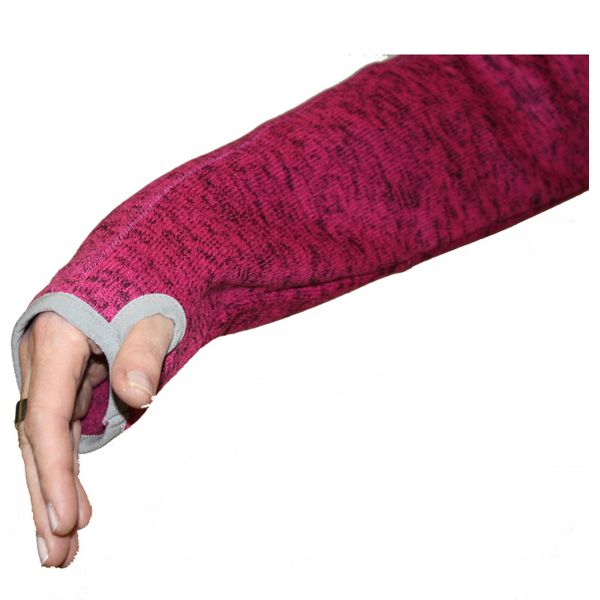 Arrak Outdoor, veste pour femmes "Everglade Fleece" pink mêlé – Image 4