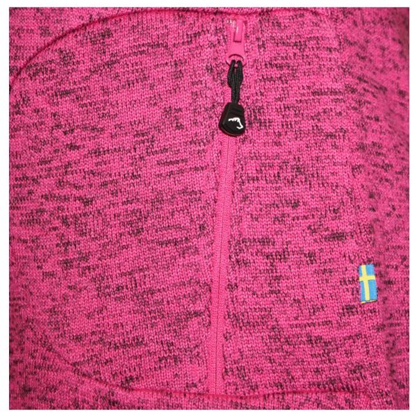 Arrak Outdoor, veste pour femmes "Everglade Fleece" pink mêlé – Image 3