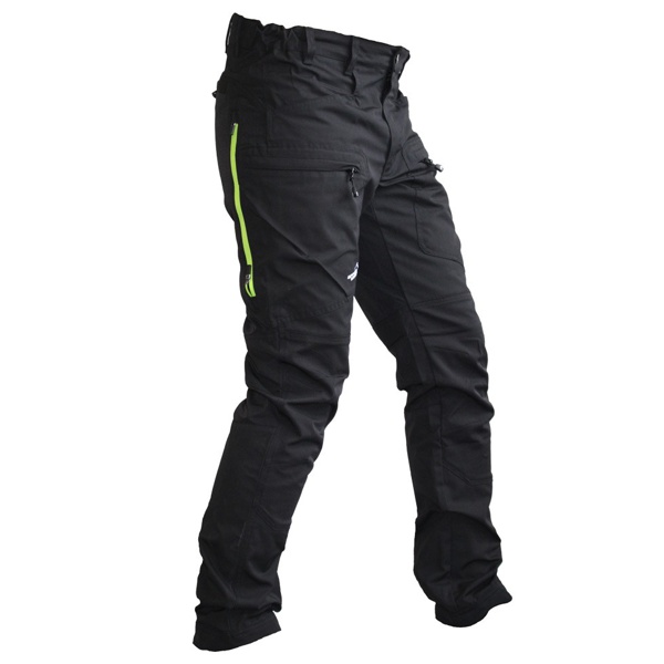 Arrak, pantalon pour hommes "Active Stretch" noir – Image 2