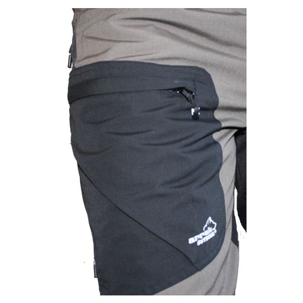 Arrak, pantalon pour femmes "Active Stretch" noir/brun – Image 8