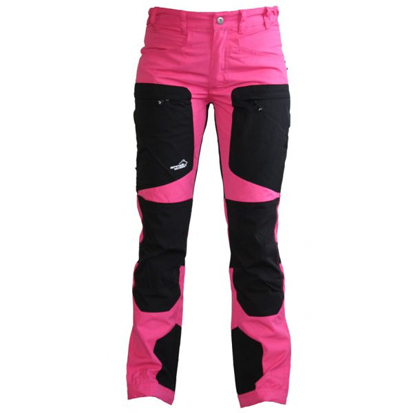 Arrak, pantalon pour femmes "Active Stretch" noir/rose – Image 2