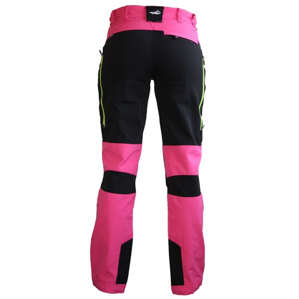 Arrak, pantalon pour femmes "Active Stretch" noir/rose – Image 3