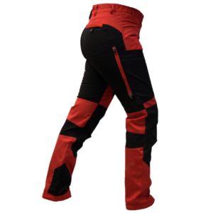 Arrak, pantalon pour femmes "Active Stretch" noir/rouge