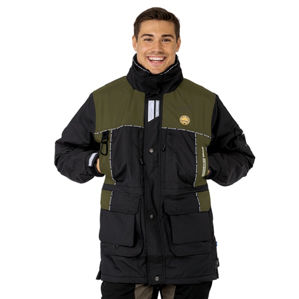 Arrak Outdoor, veste originale noir/olive – Image 4