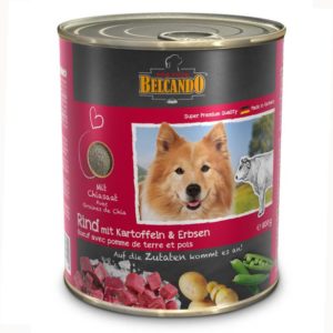 Belcando, boîte Boeuf avec pommes de terre et pois