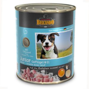 Belcando, boîte Junior, volaille avec oeuf