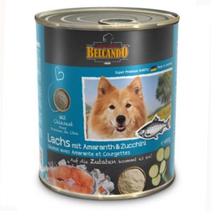 Belcando, boîte Saumon avec amarante et courgettes