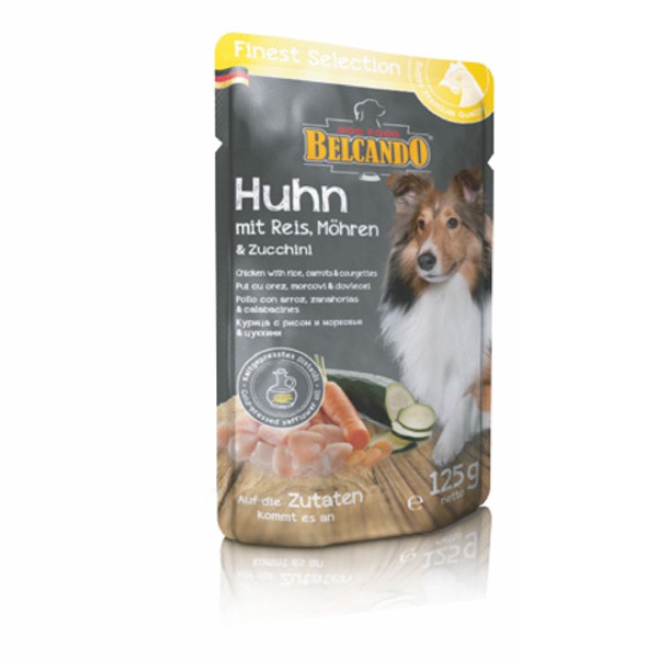 Belcando, sachet Poulet, Riz, Carottes et Courgettes