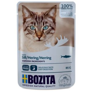 Bozita chats, sachets Hareng