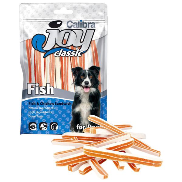 Sandwich de viandes de poulet et poisson, pour chiens