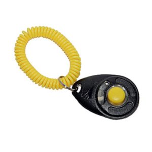 Clicker professionnel avec bracelet jaune
