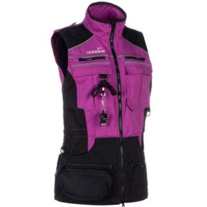 Dogger, gilet femmes "Xena", noir/violet