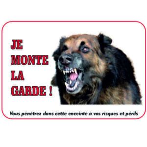 Ecriteau "Ulk monte la garde", A4 paysage