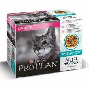 Proplan Cat, Adult Delicate (poisson)
