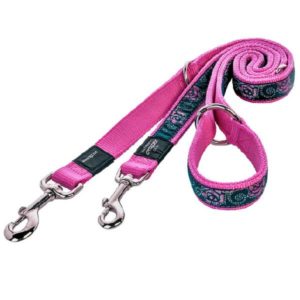 Rogz, laisse Fancy Dress "Denim Rose"