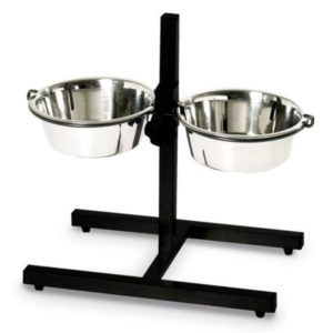 Support avec 2 écuelles